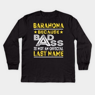 BARAHONA Kids Long Sleeve T-Shirt